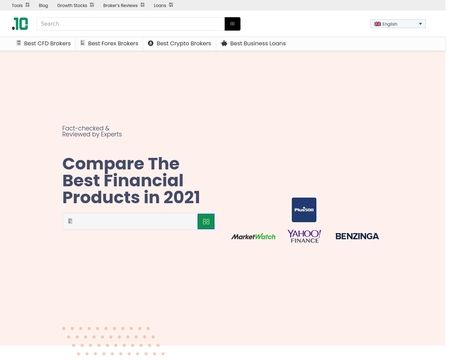website thubmnail of Top10best.io