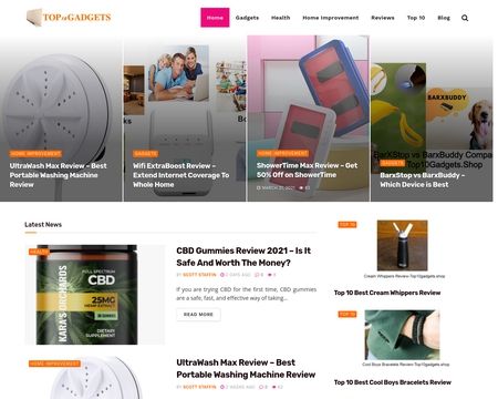website thubmnail of Top 10 Gadgets