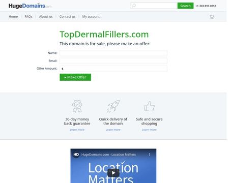 website thubmnail of Cosmetics Dermal Fillers