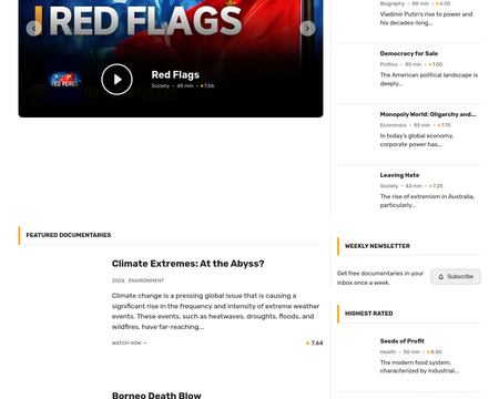 website thubmnail of Top Documentary Films