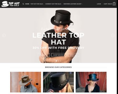 website thubmnail of Tophatforsale