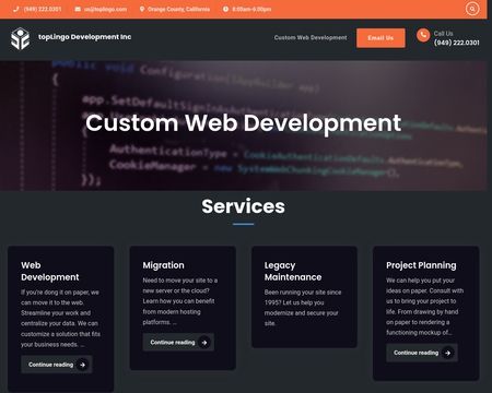 website thubmnail of topLingo