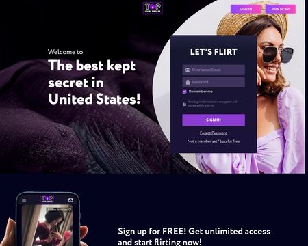 website thubmnail of Toplocalsingles
