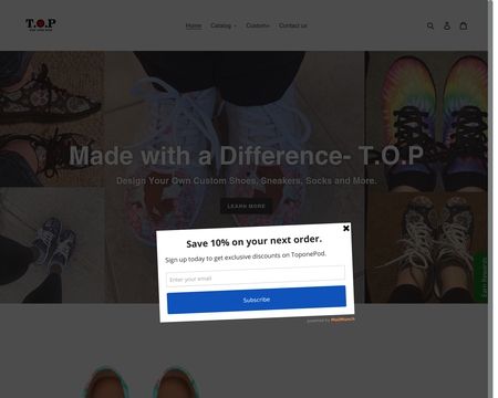 website thubmnail of ToponePOD
