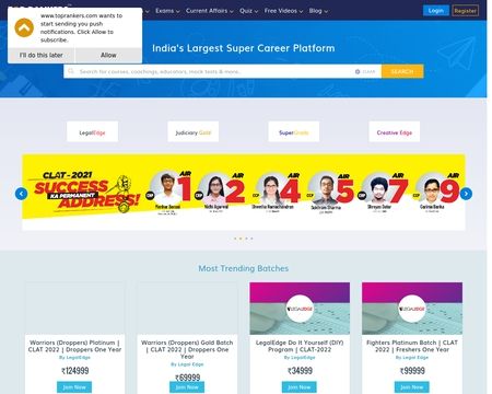 website thubmnail of TopRankers