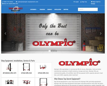 website thubmnail of Top Secret Equipment
