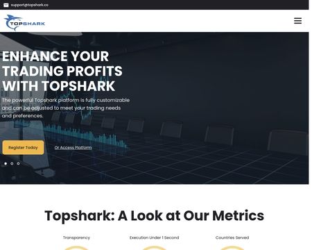 website thubmnail of Topshark.co