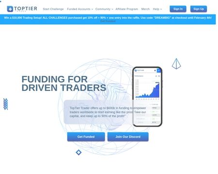 website thubmnail of Toptiertrader