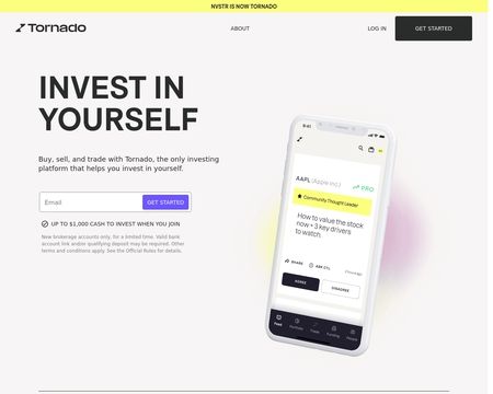 website thubmnail of Tornado