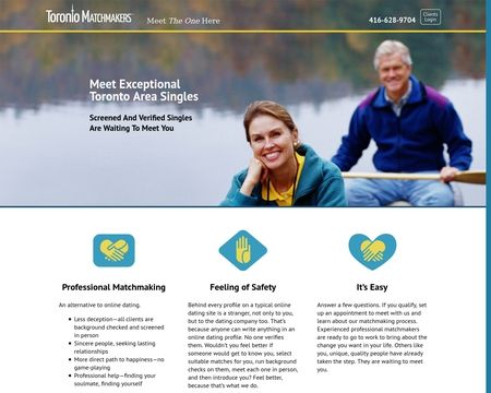 website thubmnail of TorontoMatchmakers