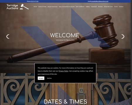 website thubmnail of Torridgeauctions.co.uk