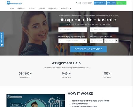 website thubmnail of Total Assignment Help
