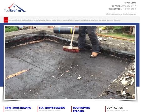 website thubmnail of Totalroofingandbuilding.co.uk