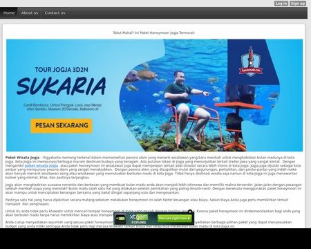 website thubmnail of Tourjogjamurah.xtgem