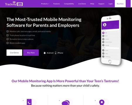 website thubmnail of TrackMyFone