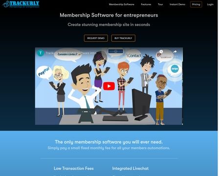 website thubmnail of Trackurly