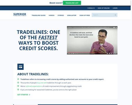 website thubmnail of Superior Tradelines