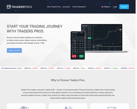 website thubmnail of Traderspros