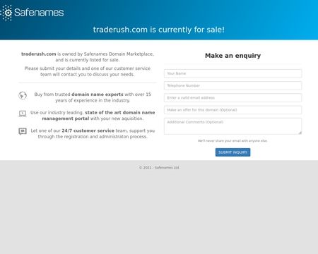 website thubmnail of TradeRush