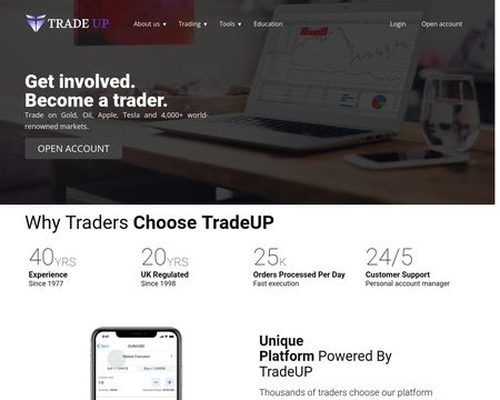 website thubmnail of TradeUp