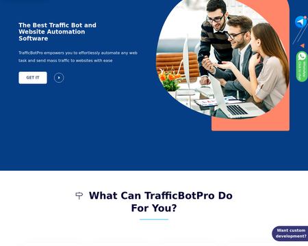 website thubmnail of TrafficBotPro