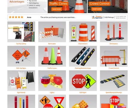 website thubmnail of TrafficSafetyWarehouse