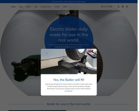 website thubmnail of Trailerbutler