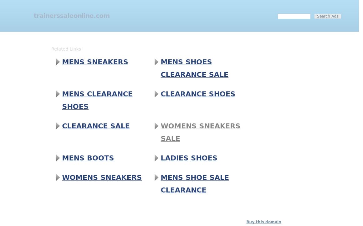website thubmnail of TrainersSaleOnline