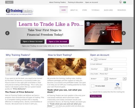 website thubmnail of TrainingTraders