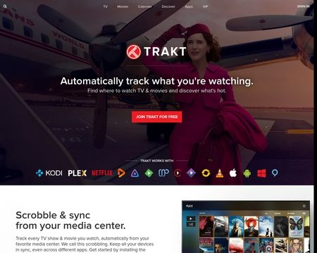 website thubmnail of Trackt