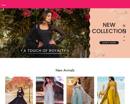 website thubmnail of Trandyfashion.in