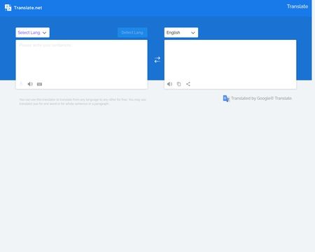 website thubmnail of Translate.net