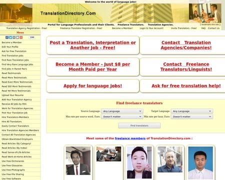 website thubmnail of TranslationDirectory