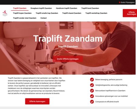 website thubmnail of Traplift Zaandam