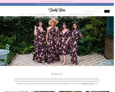 website thubmnail of Trashy Diva