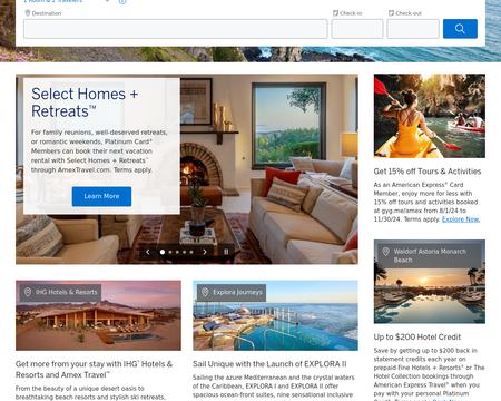 website thubmnail of American Express Travel