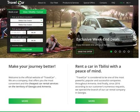 website thubmnail of Car Rental Georgia
