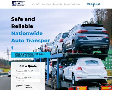 website thubmnail of Travelers Auto Transport Service