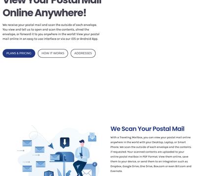 website thubmnail of Traveling Mailbox