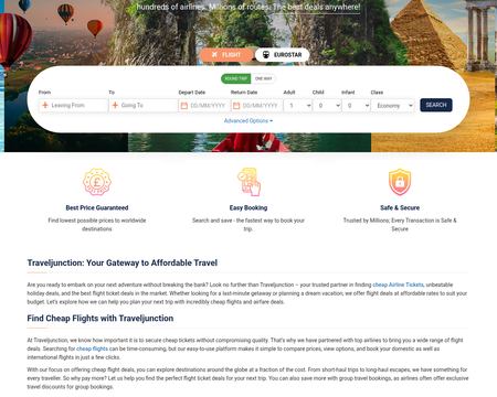 website thubmnail of TravelJunction
