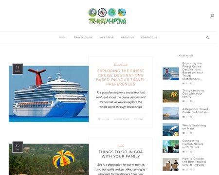 website thubmnail of Travel maping