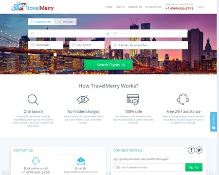 website thubmnail of TravelMerry