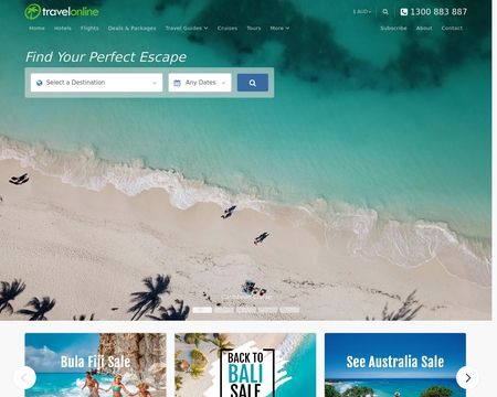 website thubmnail of TravelOnline