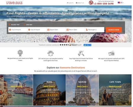 website thubmnail of Travelouts