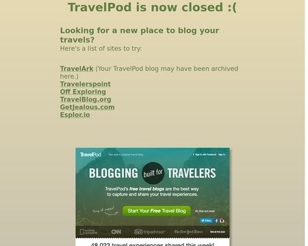 website thubmnail of TravelPod