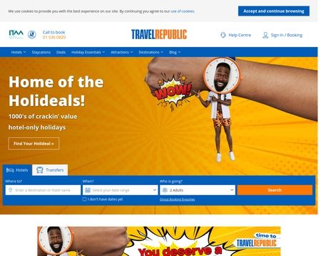 website thubmnail of Travelrepublic.ie