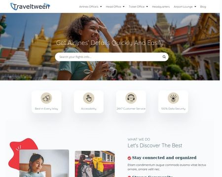 website thubmnail of Traveltween