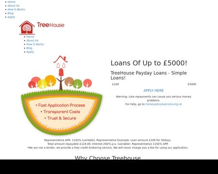 website thubmnail of TreeHouseLoans
