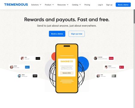 website thubmnail of Tremendous