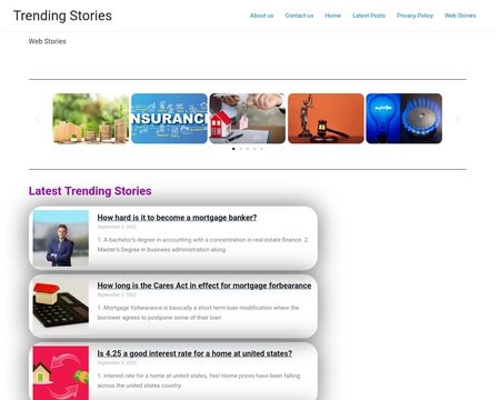 website thubmnail of Trendingstories.xyz